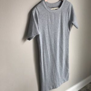Abercrombie, Grey Shirt Dress, Ribbed